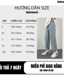 Quần Ống xuông Nam Nữ ống rộng đẹp