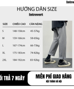 Quần Baggy Jeans Nam Nữ ống rộng đẹp