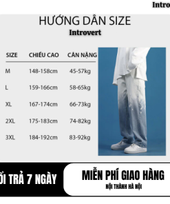 Quần ống xuông phối 2 màu